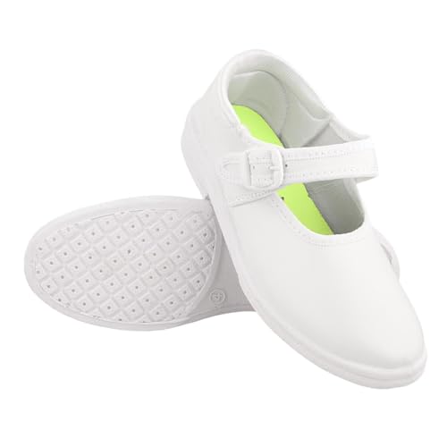 Image of Girls' School Uniform Shoes - Buckle, Lightweight & Comfortable