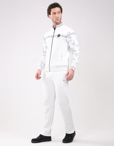 Image of Monte Carlo Men's Regular Fit Collared Neck Full Sleeve Solid Winter Tracksuit | Soft Warm Material | Stylish Sports & Casual Winter Wear for Men (Pack Of 1)