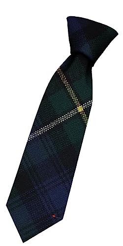 Cravate en laine Campbell of Argyll Tartan tissée en Écosse pour garçon