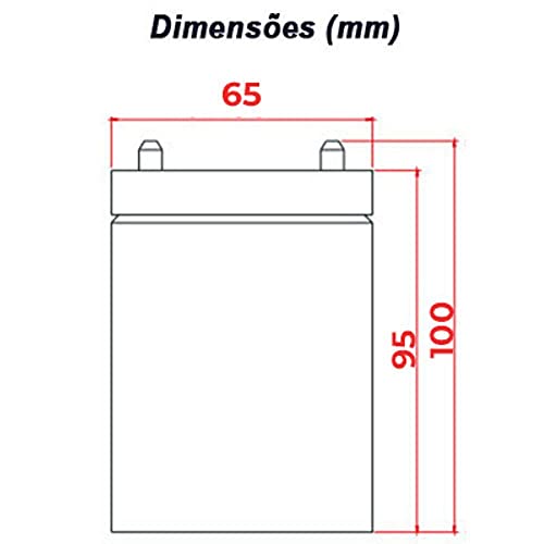 Bateria Moura Selada Vrla 12V 7Ah Estacionaria 12Mva-7 - Imagem 6