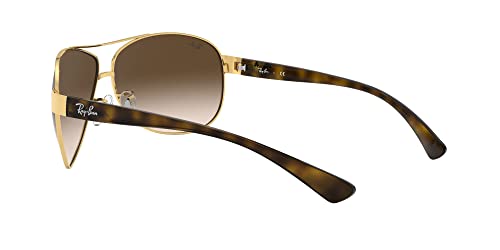 image for Ray-Ban Men's RB3386 Aviator Sunglasses, Gold/Brown Gradient Dark Brow