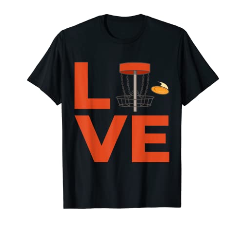 Love Design - Discos para amantes del golf Camiseta