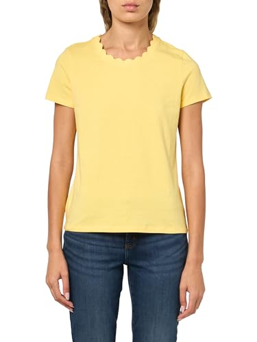 T-Shirt uni à Manches Courtes Nautica pour Femme avec col Rond Classique