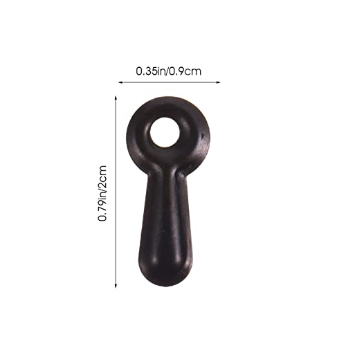 Image of HOMSFOU 160pcs Black Turn Button Fasteners Screws for Picture Frames Easy Installation Backing Clips for Hanging Photos and Artwork Frame Accessories
