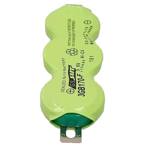 BUCADU 3GB170-F 170mAh 3.6V Rechargeable Battery Replacement for MR-S11, MR-S12 Series Servo CNC Battery