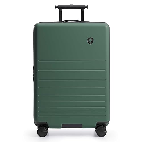 Image of Traveler's Choice Markham Hardside Expandable Luggage with Hinomoto Spinner Wheels, 26-Inch Medium, Green