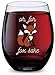 GSM Brands Stemless Wine Glass (Oh For Fox Sake) Made of Unbreakable Tritan Plastic and Dishwasher Safe - 16 ounces