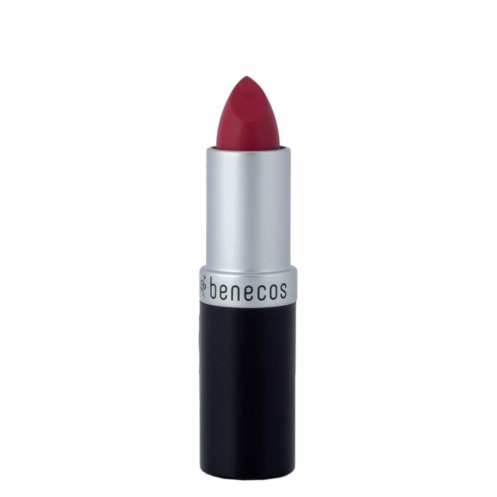 benecos - natural beauty Cosmetics - Mat Lipstick - Matt - With Organic Jojoba Oil and Organic Beeswax - Wow! Mat