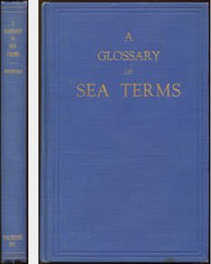 Hardcover A glossary of sea terms, Book
