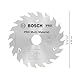 Bosch 1x PRO Multi Material Kreissägeblatt für Akku-Handkreissägen (für Aluminium, Kunststoff, Ø mm, Professional Zubehör Handkreissäge)