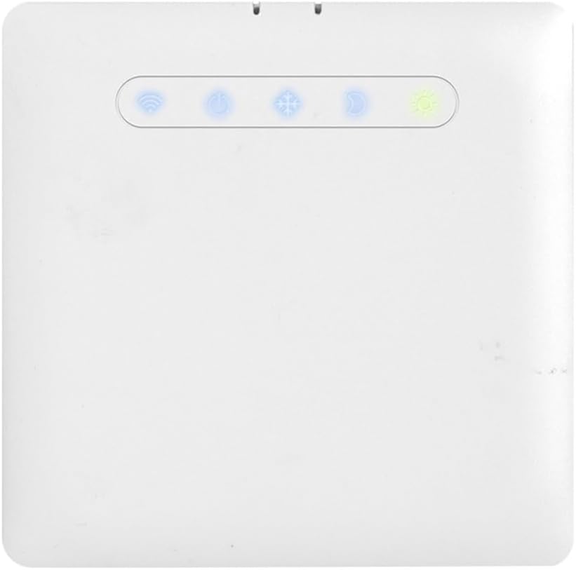 WIFI Smart Programmable Thermostat Compatible with for Pilot Wire Heating Radiators for Ecowatt System, App and Voice Control, Frost Protection and Window Detection, White