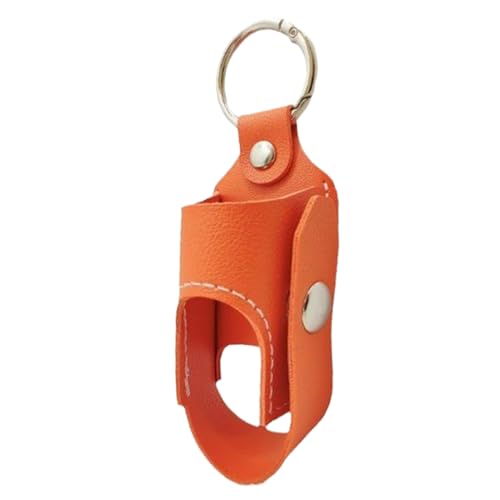 Estuche de cuero para inhalador: protectora con llavero, organizador de almacenamiento de fácil acceso, material elegante y duradero | Viajes de negocios Senderismo Uso diario Esenciales