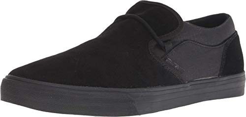 Supra Men's Cuba Slip-On Low Top Sneaker Shoes Black Blk Camo 11.5