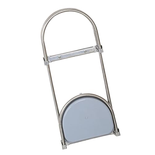 DIYEAH Supporto Portaombrelli da Parete in Acciaio Inossidabile Pieghevole Compatto e Facile da Installare per Casa Ufficio e Ristoranti Colore Argento e Azzurro