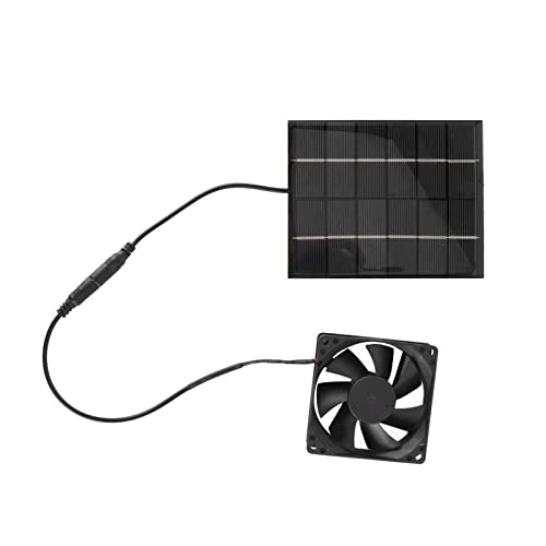 YUYTE Solar Panel Fan Kit, 2 W 6 V Portable Solar Vent Fan Cooler - Image 2
