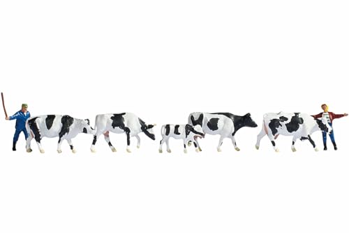 Noch 15724 Drover & Cows 7/ H0 Scale Figures