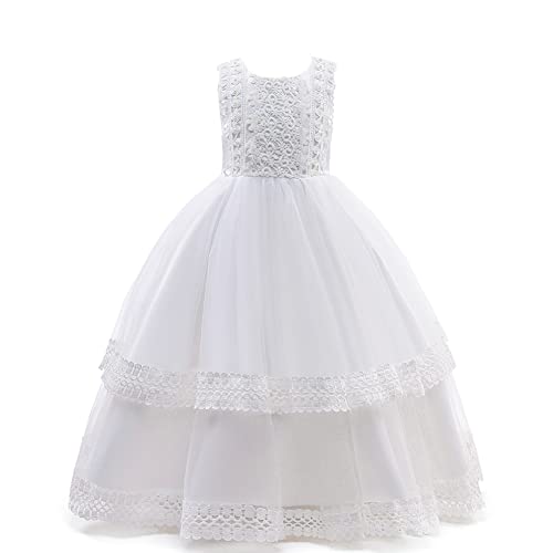 Robe de princesse blanche pour un mariage magique en demoiselle d'honneur