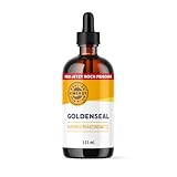 Vimergy Goldenseal, 57 Einnahmen – Goldenseal Tropfen – Vegane Goldsiegelwurzel Tinktur – Alkoholfreie Goldsiegelwurzel Rezeptur ohne Zucker, Bindemittel, Gentechnik und Gluten (115 ml)