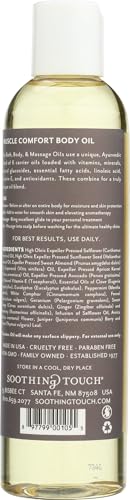 Image of Soothing Touch Bath & Body Massage Oil, Muscle Comfort - 8 Oz