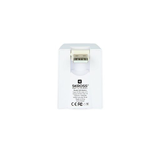 Batería portátil Skross SOS para iPhone y iPod blanca miniatura 5