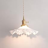 Compatible avec les ampoules E26/E27 pour un éclairage personnalisé : Conçu pour une ampoule E26 ou E27 (non fournie), ce support est compatible avec les ampoules LED et Edison. Son verre transparent met en valeur le style de l’ampoule et vous permet de créer l’effet lumineux souhaité.