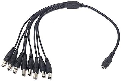 Y-Splitter  Buchse auf Stecker  5 5A 2 1A mm  12A DC  fA r PSU CCTV  Sicherheitskameras  Monitor  als VerlA ngerung  mit Aufteilung auf Stecker way
