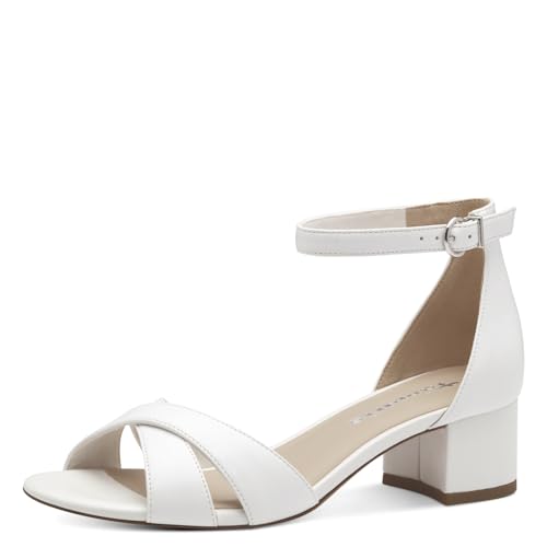 Tamaris Sandalette Damen Vegan Elegant weiß,EU 36