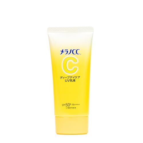 Rohto Melano CC UV Milk 50g - Protetor Solar Facial com Vitamina C FPS 50 - Protege e uniformiza a pele