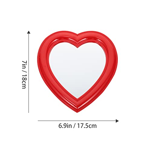 Espejo de maquillaje en forma de corazón Beaupretty miniatura 6