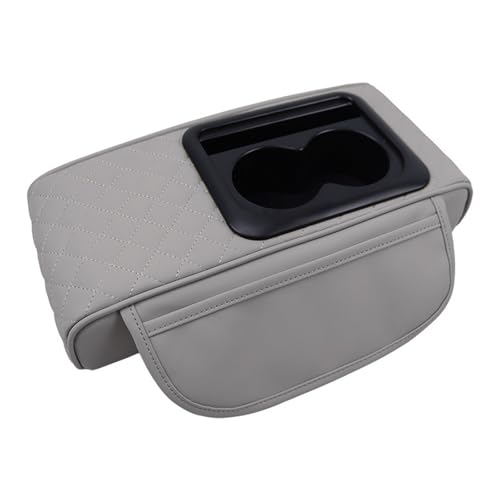 Housse de console de voiture avec porte-gobelet et support téléphone