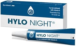 HYLO Night - Preservative and Phosphate Free Eye Ointment - Soothes Dry Eyes at Night While Sleeping - 5g