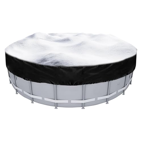 Couverture piscine imperméable bâche de protection coupe-vent avec cordon pour jardin et cour