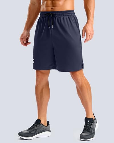 Image of G Gradual Men's Athletic Workout Shorts with Pockets 5 inch /7 inch /9 inch Lightweight Quick Dry Gym Basketball Running Shorts for Men