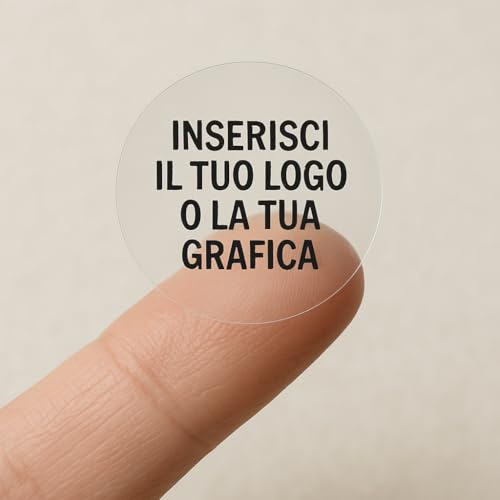 50 Etichette Adesive Personalizzate con Scritta, Logo o Immagine –