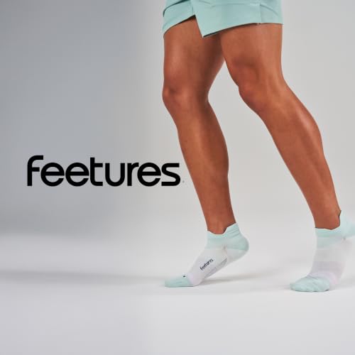 Image of Feetures Elite Light Cushion Mini Crew Sock - Sport Sock with Targeted Compression