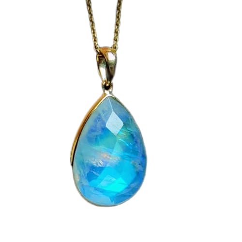 Pierre de lune collier argent 925 énergétique, éveillez votre intuition et votre sérénité intérieure