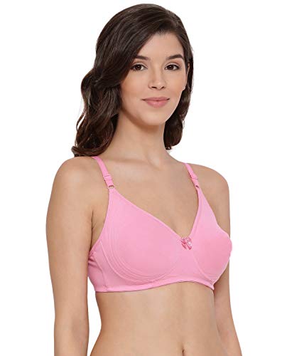 Image of Lyra Women's Moulded Encircled Bra(513) Pack of 2 White & Black,30B