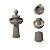 Puulye 37.80” H Outdoor Water Fountain Made with Eco-Friendly Recyclable Materials, Polyethylene Cascading Waterfall Water Fountain Outdoor, Garden Decor with LED Light for Patio, Backyard (Andesite)