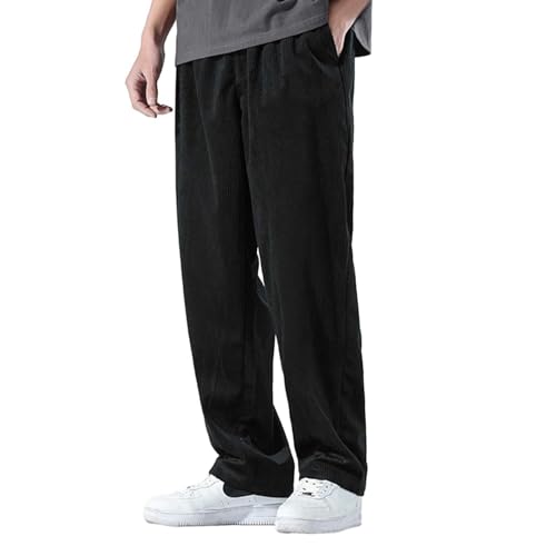 Pantalon de survêtement en velours côtelé hommes décontracté