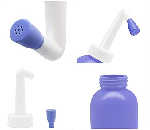 YumSur Portable Bidet, Personal Bidet Sprayer for Personal Hygiene Handheld,Pregnant Women Cleansing, Postpartum Clean, Handheld Travel Bidet with 450ML Water Capacity and Angled Nozzle Spray