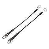 X AUTOHAUX Pair Rear Tailgate Cables Lift Gate Support Straps Pickup for Chevy Silverado for GMC...