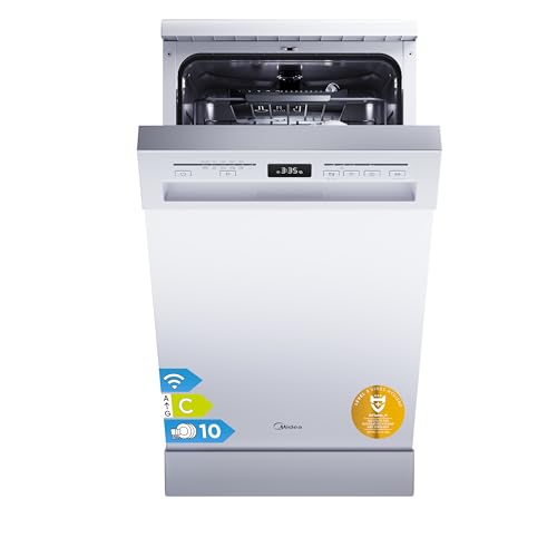 Midea SF 5.45NW10C Geschirrspüler 45cm Freistehend