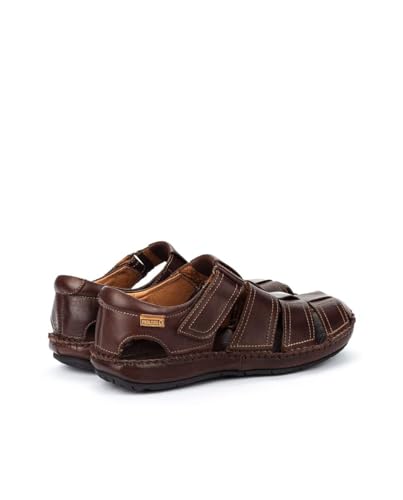 Image of PIKOLINOS Tarifa 06J-5433 Men's Sandals - Premium Calfskin Leather - Cushioned Insole, Hook & Loop Closure, Lightweight Sole - Spring and Summer Style and Comfort
