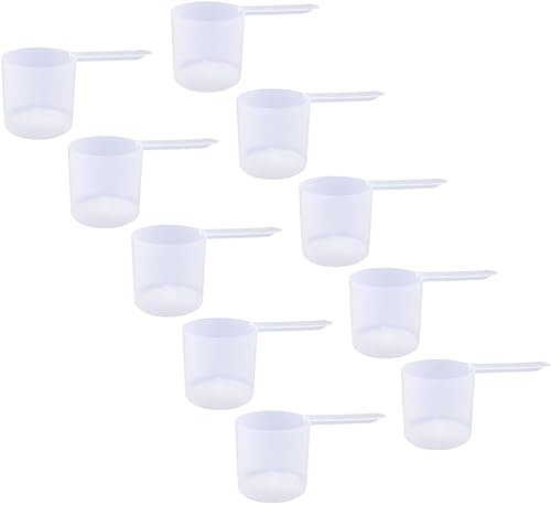 Miniatura 69 de Cuchara medidora de plástico, (35 cc 2.5 cucharadas 1.25 fl oz. 1.2 fl oz) Cucharas de mango largo para polvos, gránulos, café, alimentos