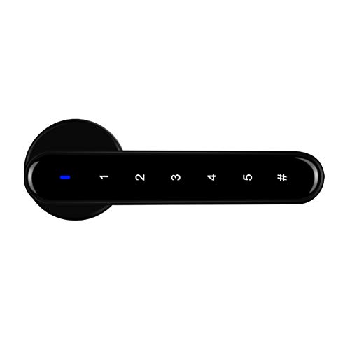 Smart Door Lock,Electronic Door Lock Universal Password & Key Entry Touchscreen Smart Deadbolt Lock,Anti-peep Code, USB Emergency Charging,for Home Family Apartment Office