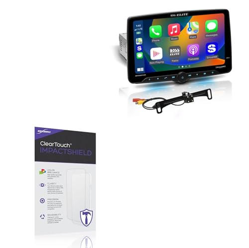 BoxWave Screen Protector Compatible With BOSS Audio Elite BE10ACP.WXC - ClearTouch ImpactShield (2-Pack), Impenetrable Screen Protector Flexible Film