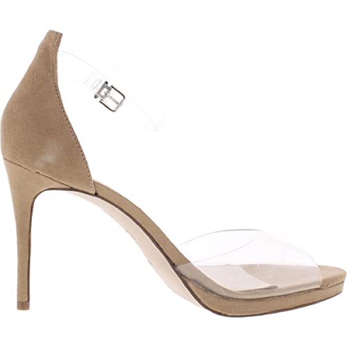 Jessica Simpson Women's Daisile Faux Leather Ankle Strap Stiletto Heeled Sandal2