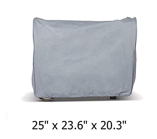 N&F Weather-Resistant Storage Cover for Portable Generators,Waterproof Heavy Duty Lawn Mower Cover, UV and Dust Protection Lawn Tractor Cover