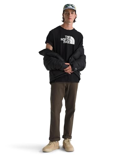 THE NORTH FACE Men's Core Half Dome Short-sleeve Tee | Regular Fit Cotton Shirt With Graphic Design & Ribbed Collar3