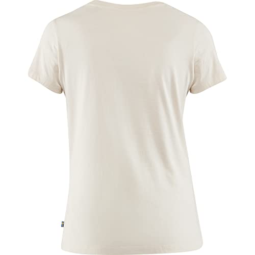 Fjällräven Damen Arctic Fox Print W T-Shirt, Kreideweiß, L EU